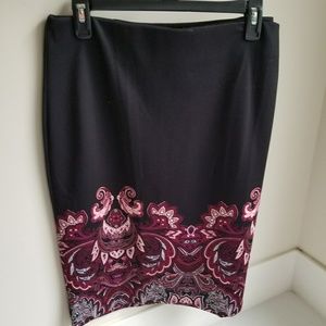 Pull on pencil skirt